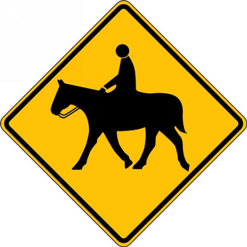 Crossing Sign: Equestrian 24" x 24" High Intensity Prismatic 1/Each - FRW725HP