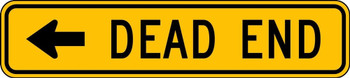 Lane Guidance Sign: Dead End (Arrow) Right 8" x 36" Engineer-Grade Prismatic 1/Each - FRW741RA