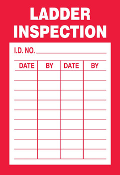 Safety Label: Ladder Inspection 4" x 2 3/4" - LCRT511VSP