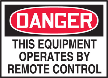 Equipment Safety Labels 3 1/2" x 5" Adhesive Vinyl 5/Pack - LEQM042VSP