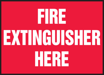 Fire Safety Labels 5" x 7" - LFXG436VSP