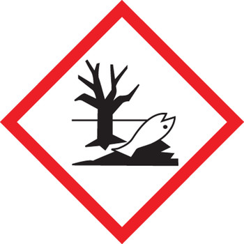 GHS Pictogram Label: Environment Aquatic Toxicity 4" x 4" - LZH628EV2