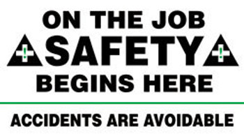 SAFETY BANNERS 28" x 4-ft. - MBR422