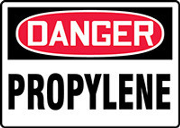 OSHA Danger Safety Sign: Propylene 7" x 10" Accu-Shield 1/Each - MCHG120XP
