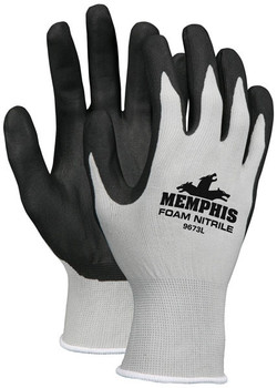 Memphis 9673 Economy Foam Nitrile Glove-Dozen