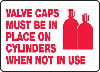 Safety Sign 10" x 14" Adhesive Vinyl 1/Each - MCPG502VS