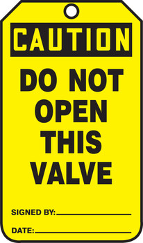 Safety Tag Standard Back A PF-Cardstock 5/Pack - MDT629CTM