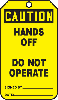 Safety Tag Standard Back A PF-Cardstock 25/Pack - MDT637CTP