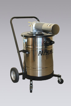 Nikro 15 Gallon Stainless Steel Pneumatic Wet/Dry Vacuum - AWS15150