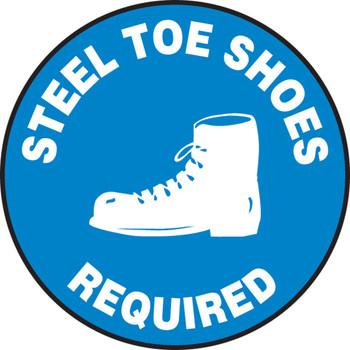 Slip-Gard Floor Sign: Steel Toe Shoes Required Slip-Gard 1/Each - MFS927