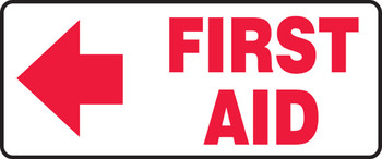 Safety Sign: First Aid 7" x 17" Accu-Shield 1/Each - MFSD589XP
