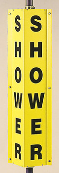 Safety Sign: Eyewash - Shower 360D (4-Panel) 36" x 6" Panel 1/Each - MFSD968