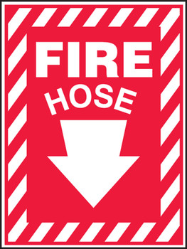 Fire Safety Sign 14" x 10" Aluminum 1/Each - MFXG523VA