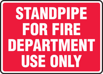 Fire Safety Sign 10" x 14" Accu-Shield 1/Each - MFXG575XP