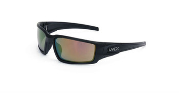 Uvex Hypershock Matte Black Frame Red Mirror Lens, Hardcoat Uvex Hypershock Matte Black Frame Red Mirror Lens, Hardcoat