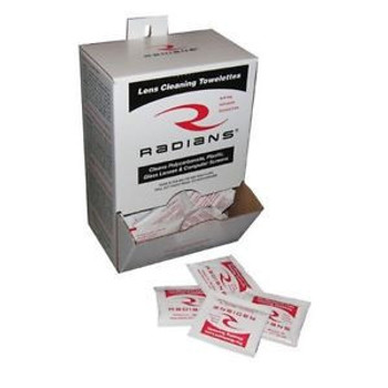Radians LCD100 Lens Cleaning Towelettes 100/bx