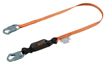 Miller Titan™ II 6 ft. Pack-Type Shock-Absorbing Lanyard w/Locking Snap Hook T6111-Z7/6FTAF