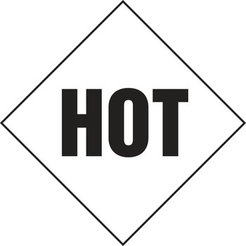 DOT Placard: For Mixed Loads - HOT 10 3/4" x 10 3/4" PF-Cardstock - MPL905CT10