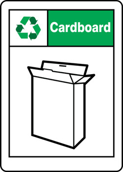 Safety Sign: Cardboard 10" x 7" Plastic 1/Each - MPLR611VP
