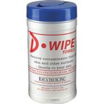 D-Wipe Skin Cleaning Lead Towels Canister WT070 - 1 Canister