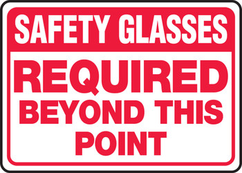 PPE Safety Sign 10" x 14" Adhesive Dura-Vinyl 1/Each - MPPE535XV