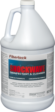 Fiberlock Shockwave Fresh Linen Scent Concentrated Disinfectant 1 Gallon 8310