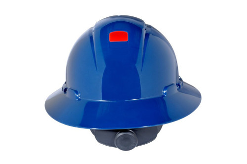 3M Full Brim Hard Hat H-810V-UV - Navy Blue 4-Point Ratchet Suspension - Vented - w/Uvicator - 20 EA/Case