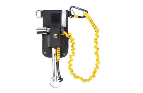 Python Safety Scaffold Wrench Holster with Retractor - Belt - with Hook2Loop Bungee Tether - 1500097