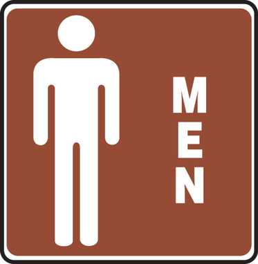 RESTROOM SIGNS 10" x 10" Dura-Fiberglass 1/Each - MRST572XF