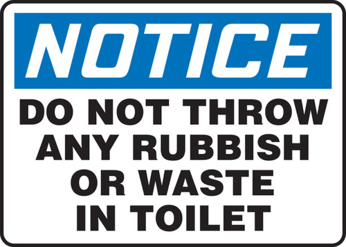 RESTROOM SIGNS 7" x 10" Adhesive Dura-Vinyl 1/Each - MRST810XV