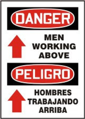 Spanish Bilingual Safety Sign 20" x 14" Accu-Shield 1/Each - MSEQ102XP