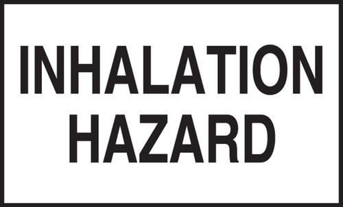 DOT Shipping Label: Hazard Class 6 - Inhalation Hazard 3" x 5" Adhesive Poly 500/Roll - MSL604EV5