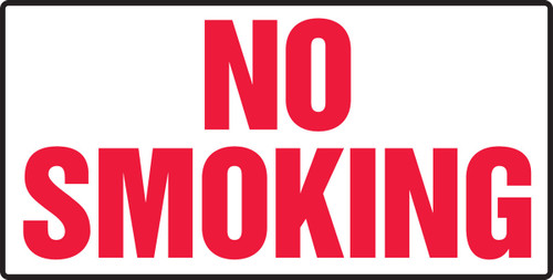 Smoking Control Sign 12" x 24" Dura-Fiberglass 1/Each - MSMK534XF