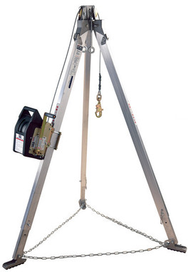 3M DBI-SALA Advanced 9 ft Aluminum Tripod with Salalift II 60 ft Winch - 8300040