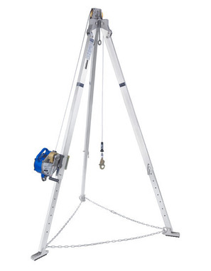 3M DBI-SALA Advanced 7 ft Aluminum Tripod with Sealed - Blok 50 ft 3 - Way SRL - 8301030