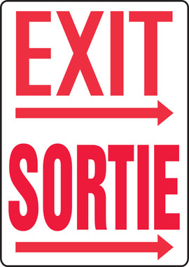 Exit (Arrow Right) 14" x 10" - MTFC504VA