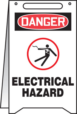 OSHA Danger Fold-Ups : Electrical Hazard 20" X 12" 1/Each - PFR604