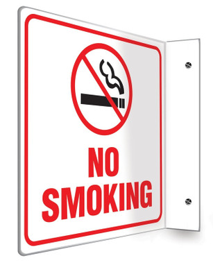 Projection Sign: No Smoking (Symbol) 90D (8" x 8" Panel) 1/Each - PSP491