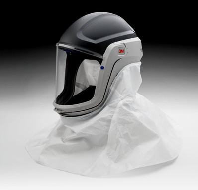 3M Versaflo Respiratory Helmet Assembly M-405, with Standard Visor and Shroud 1 EA/Case