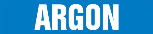 ASME (ANSI) Pipe Marker: Argon Cling-Tite - 1 1/2" to 2"O.D. 1/Each - RPK143CTB