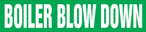 ASME (ANSI) Pipe Marker: Boiler Blow Down Snap Tite - 2 1/4" to 3 O.D." 1/Each - RPK159STC