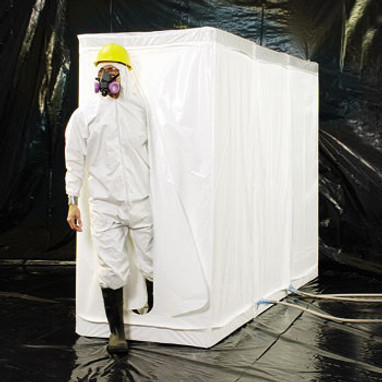 D-Con 3 - 77" Fire Retardant Disposable Decontamination Shower & Airlock Enclosure