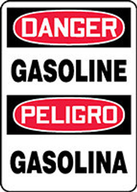 BILINGUAL SAFETY SIGN - SPANISH 14" x 10" Aluminum 1/Each - SBMCHL245VA