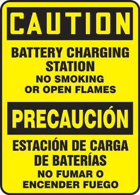 BILINGUAL SAFETY SIGN - SPANISH 14" x 10" Accu-Shield 1/Each - SBMELC640XP