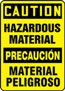 BILINGUAL SAFETY SIGN - SPANISH Bilingual - Spanish/English 14" x 10" Plastic 1/Each - SBMELC643VP