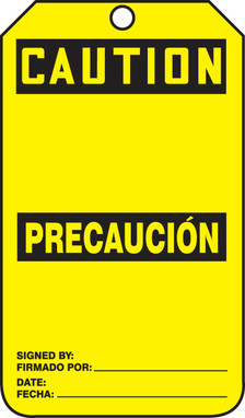 Spanish Bilingual Tags RP-Plastic 5/Pack - SBMGT200PTM