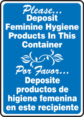 RESTROOM SIGNS 14" x 10" Adhesive Dura-Vinyl 1/Each - SBMRST505XV