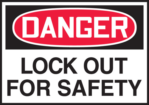 Lockout / Tagout Safety Labels Spanish Adhesive Vinyl 3 1/2" x 5" 5/Pack - SHLLKT286VSP