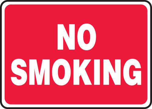 Safety Sign: No Smoking Spanish 10" x 14" Dura-Fiberglass 1/Each - SHMSMK570XF