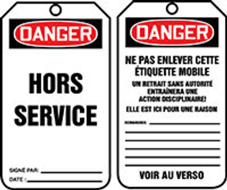 Danger Hors Service - TCF022CTP